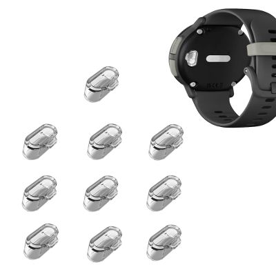 10 Pack Charger Port Protector for Garmin Bounce 2,BOVUGAC TPU Dust Plug Anti-dust Plugs Compatible for Garmin Bounce2.-Clear White