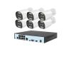QDVOPHZA 4K 8MP POE Security Camera System 8CH P2P Video Surveillance Kit Audio Recording Ai Face Detection Color Night Vision(4PCS,8CH NVR 6 Cams 4MP) view 1