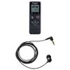 Bundle of OM SYSTEM VN-541PC Digital Voice Recorder with one-Touch Recording, Noise-Cancellation Function, 4GB Memory, Includes a Micro-USB Cable. + OM SYSTEM TP-8 Telephone Pick-up Microphone view 1