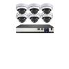 QDVOPHZA Outdoor Dome 4K 8MP POE 10CH NVR IP Camera System Kit Security Vandalproof Audio Motion Detection CCTV Home Video Set(8T,10CH NVR x6 Cameras) view 1
