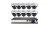 QDVOPHZA Outdoor Dome 4K 8MP POE 10CH NVR IP Camera System Kit Security Vandalproof Audio Motion Detection CCTV Home Video Set(4PCS,10CH NVR x10Cameras) view 1