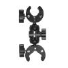 25mm Ballhead Double for Head Clamp Kit Motorcycle C for Clip Action Camera Bracket Motorcycle C Clip Action Camera Bracket view 1