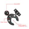 25mm Ballhead Double for Head Clamp Kit Motorcycle C for Clip Action Camera Bracket Motorcycle C Clip Action Camera Bracket view 2
