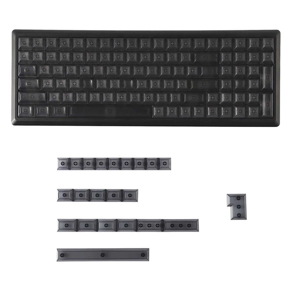 122Keys Keycaps Translucent with Backlighting DSA Wordless for Mechanical Keyboard Switches Keycap Set DSA Profile
