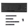 122Keys Keycaps Translucent with Backlighting DSA Wordless for Mechanical Keyboard Switches Keycap Set DSA Profile view 1