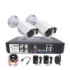 QDVOPHZA 1080P 720P Security Camera System DVR Kit Video Surveillance Set 2MP/1MP Metal 2PCS Camera 4CH DVR Waterproof Night Vision CCTV(720P Camera,UK Plug) view 1