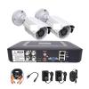QDVOPHZA 1080P 720P Security Camera System DVR Kit Video Surveillance Set 2MP/1MP Metal 2PCS Camera 4CH DVR Waterproof Night Vision CCTV(720P Camera,UK Plug) view 2
