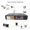 QDVOPHZA 1080P 720P Security Camera System DVR Kit Video Surveillance Set 2MP/1MP Metal 2PCS Camera 4CH DVR Waterproof Night Vision CCTV(720P Camera,UK Plug) view 4