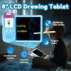 MoLingvora Writing Tablet with Bilingual Flash Cards for Kid, Russian, Blue view 2