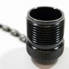 A1PartsPro MS25042-16D Military Specification Connector Dust Cap, Black Metal, Protective Chain Assembly view 3