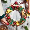 80 Pcs Christmas Garland Ties Reusable Green Nylon Garden Plant Cable Straps Adjustable Banister Ties for Christmas Tree Wreath Garland Wrapping Door Stairway Railings Decoration (80, 12 Inch) view 4