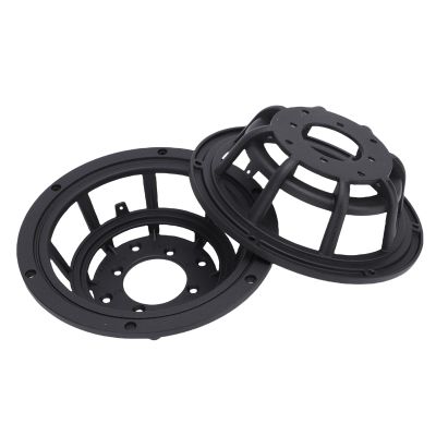 ciciglow 2 PCS Basin Frame, Subwoofer Holder Woofer Basket Stand Speaker Repair Parts, Cast Aluminum, 181mm Outer Diameter for PA DJ Speakers