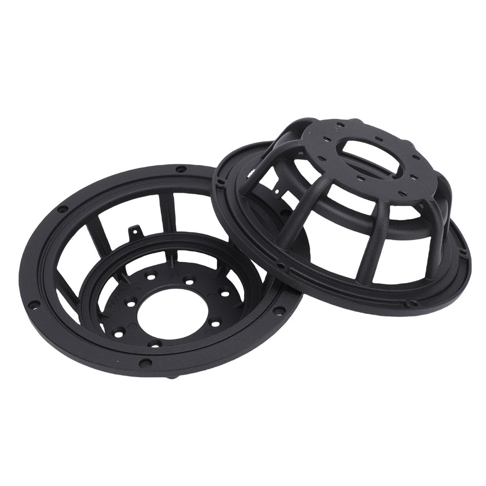 ciciglow 2 PCS Basin Frame, Subwoofer Holder Woofer Basket Stand Speaker Repair Parts, Cast Aluminum, 181mm Outer Diameter for PA DJ Speakers