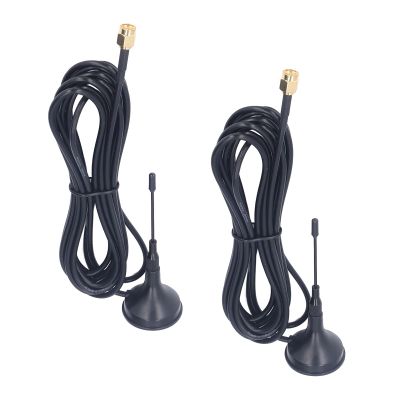Estink 12DBI High Gain Antenna Omnidirectional SMA Male Suction Cup Antenna with Strong Magnetic Base for 4G Router GPRS 3G 4G Wireless Modules Signal Transmission