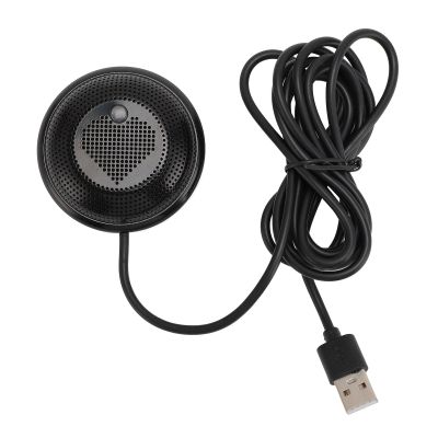 Conference Microphone, USB Noise Reduction Microphone, 360 Omnidirectional Voice Pickup, Slim Conference Mic with Active Noise Reduction Chip, for Phone Computer Voice