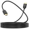 Fosmon 8K HDMI Cable 25 FT Long Ultra High Speed HDMI 2.1 Cord 48Gbps 8K@60Hz 4K@120Hz Compatible with TV UHD HDTV Streaming Laptop PC Monitor Projector Blu-ray PS5 Xbox Gaming, Support eARC HDR HDCP view 1