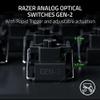 Razer Huntsman V3 Pro 8KHz Esports Gaming Keyboard: Analog Optical Switches Gen 2-8000 Hz Polling Snap Tap - Rapid Trigger - Adjustable Actuation - Media Controls - PBT Keycaps - Black view 3