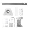 1 Set Wall Mount Connection Rod Roof Mount Adapter Holder Straight/Elbow Tube Adjustable Satellite Dish Bracket view 4