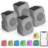5 CORE Outdoor Rock Speakers 4Pcs Bluetooth TWS 100W Solar 10 Inch IPX6 Waterproof Landscape Rock Speaker with Party LED for Garden Patio Pool Outdoor Use  GRDNSPK MC Gry 4PCS view 1