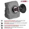 5 CORE Outdoor Rock Speakers 4Pcs Bluetooth TWS 100W Solar 10 Inch IPX6 Waterproof Landscape Rock Speaker with Party LED for Garden Patio Pool Outdoor Use  GRDNSPK MC Gry 4PCS view 4