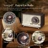 YOWGUIF AM FM Radio Classic Retro Wood Table Radio Bluetooth Speakers Radios Plug-in Wall with Rotary Knob Great for Home, Office view 3