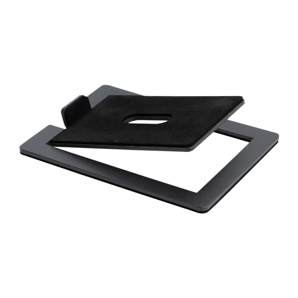 Desktop Speaker Stands Speaker Stand Shock Absorption Enhance Spatial Sound Effects, for Tabletop Accessories Stands or Computer Audio Support(Solid Black (2 Pcs))