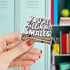3Pcs Your Killing Me Smalls Sticker Funny Retro Baseball Slang Gift for Sports Fans You're Killing Me Smalls Stickers Sports Lover Baseball Car Decal for Laptop Bottle Notebook Toolbox Hard Hat 3" view 2