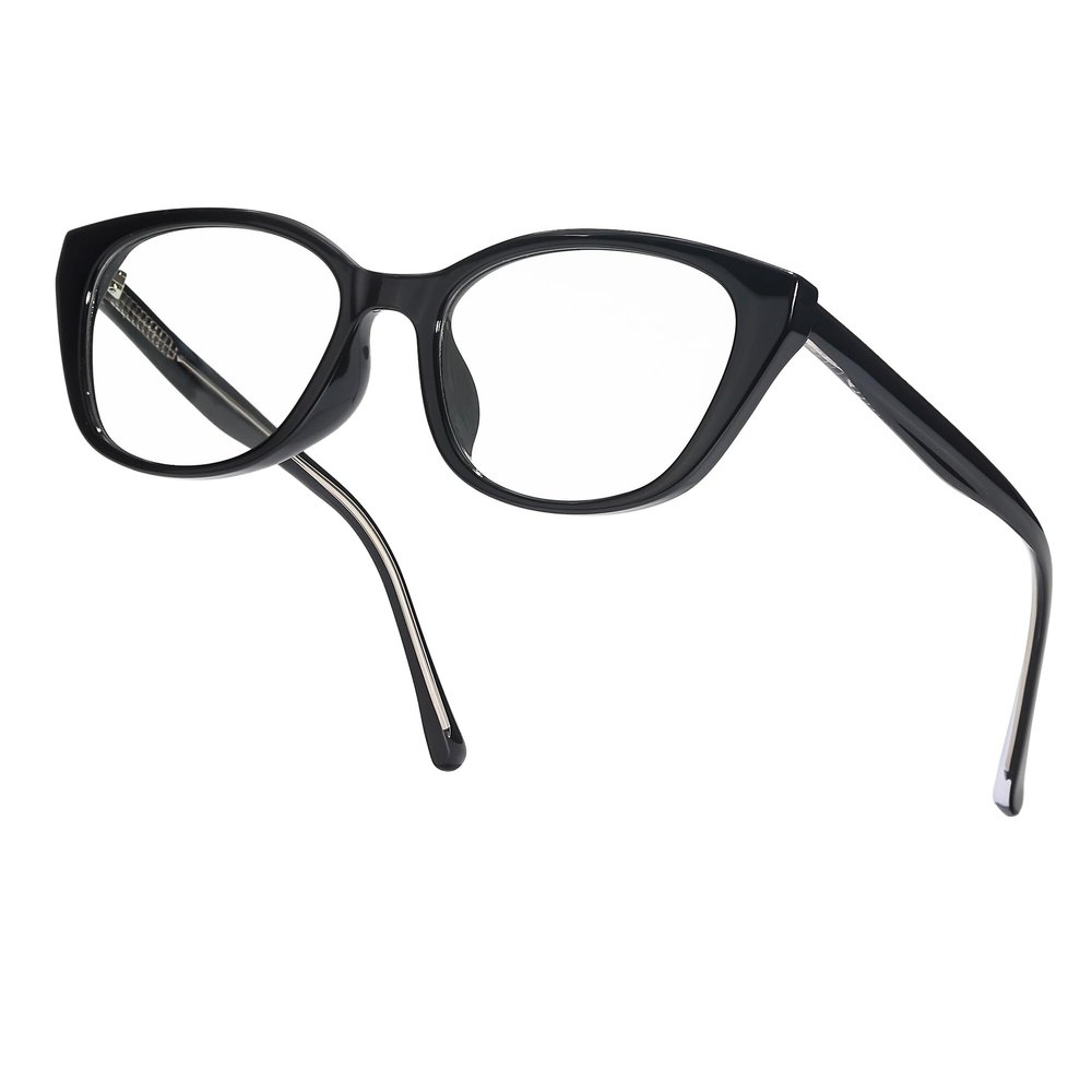 FancyPink Women's Blue Light Blocking Glasses - Cateye Acetate Tr90 Frame Anti Blue Light Glasses for Women
