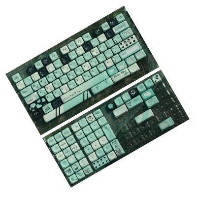 131PCS Keycaps Full Set of Fantasy Color Keycap Set Easy Installation for Mechanical Keyboards Fantasy Keycaps