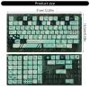131PCS Keycaps Full Set of Fantasy Color Keycap Set Easy Installation for Mechanical Keyboards Fantasy Keycaps view 3