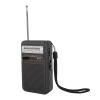 Zunate Portable AM SW FM Radio, Retro Radio with Magnetic Speaker and Antenna, 3.5mm Headphone Jack, Pocket Portable for Walking Running Travel, Gift for Seniors (Black) view 1