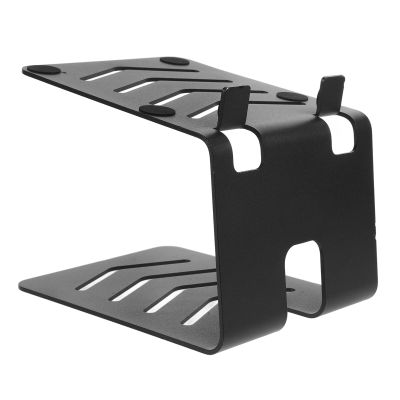 Desktop Speaker Stands Metal Speaker Stands Desktop Monitor Wall Mounted Black Audio Elevator Storage Rack Large Shelf Computer Holder