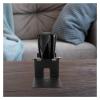 Desktop Speaker Stands Metal Speaker Stands Desktop Monitor Wall Mounted Black Audio Elevator Storage Rack Large Shelf Computer Holder view 2