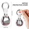 Compatible with Air Tag Keychain Holder,I Love Penguinsprinted for AirTag GPS Item Finders Accessories 4Pack view 2