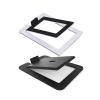 Desktop Speaker Stands Desktop Speaker Stand Computer Holder Desk Setup Supplies 1Pcs Metal Universal Bracket Studio Monitor Support(White Hollow) view 2