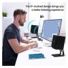 Desktop Speaker Stands Metal Desktop Speaker Stand Ergonomic Universal Computer Risers Stable Holder with Vibration Absorption view 2