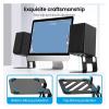 Desktop Speaker Stands Metal Desktop Speaker Stand Ergonomic Universal Computer Risers Stable Holder with Vibration Absorption view 3