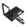 JMT ADT-K993G-BK7 PCIE 5.0 X4 / M.2 NVMe to OCuLink SFF-8611 External Dock Adapter Compatible with NUC STX ITX Motherboard Mini PC (K993G-BK7-F4Q-30cm) view 1
