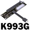 JMT ADT-K993G-BK7 PCIE 5.0 X4 / M.2 NVMe to OCuLink SFF-8611 External Dock Adapter Compatible with NUC STX ITX Motherboard Mini PC (K993G-BK7-F4Q-30cm) view 3