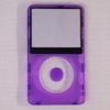 Transparent Purple Plastic Front Faceplate Housing Case Cover clickwheel Center Button for iPod 5th 5.5Gen Video 30GB 60GB 80GB view 2