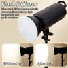AHANDMAKER 6 Pack Diffuser Lamp Sock Soft Light Cover Polyester Light Diffuser Sock Reflector Ring 5.71in Diameter Lampshade Reflector for Studio Photography Wedding, White view 4