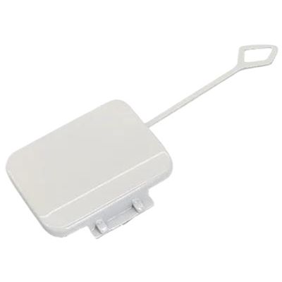 Rear Bumper Tow Hook Cover Cap for Mercedes Benz W212 E250 2011-2013 for E300 E350 E550 E320 E500 E63 AMG(Unpainted) (White)