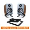 Desktop Speaker Stands Speaker Support Base is Made of Carbon Steel for Tabletop Bottom Stand with Shock Absorption and Enhanced Sound Quality(Hollow Black 1PCS) view 2