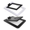 Desktop Speaker Stands Universal Metal Desk Stand Holder for Active Speaker and Other Small, Bookshelf Computer Speakers Bracket(Black) view 2