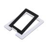 Desktop Speaker Stands Universal Metal Desk Stand Holder for Active Speaker and Other Small, Bookshelf Computer Speakers Bracket(Black) view 3