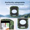 Case for Garmin Edge 850 Satellite Communicator,BOVUGAC Shockproof Silicone Soft Protective Case&TPU Screen Protector for Garmin Edge 850 GPS,All Round Protection-Camouflage Green view 2