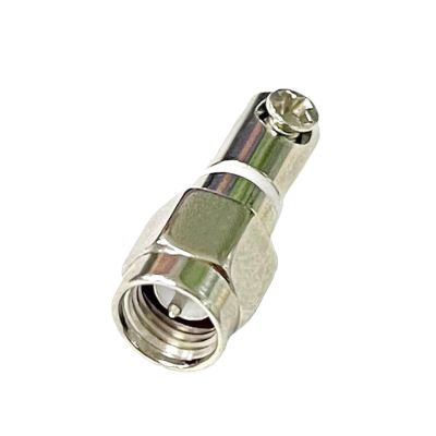 1Pcs/lot SMA Male Plug Coax Connector with Screw Swivel Nickelplated for Telescopic Socket