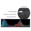 1pc LED Music Analyzer with Digital Clock - RGB Audio Level Bar Display, Voice & Line Control, 36 Display Styles view 2