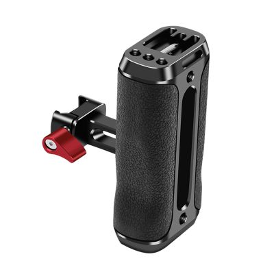 Camera Side Handle with Ergonomic Aluminum Grip Antislip Designs 1/4in 3/8in Thread Interfaces for Accessory Expansion Aluminum Alloy Camera Grip
