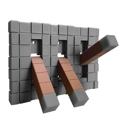 Game Room Light Switch Cover,3 Toggles Blocks Light Switch Cover